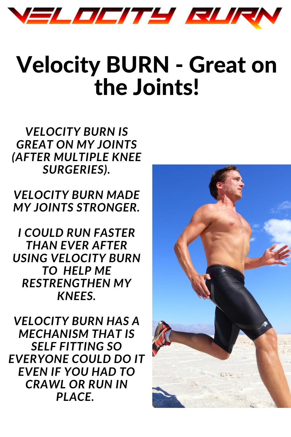 Velocity BURN -- Great on the Joints!