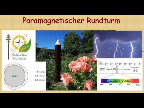 Elektrokultur Die paramagnetische Rundturm in English and German – Yannick Van Doorne