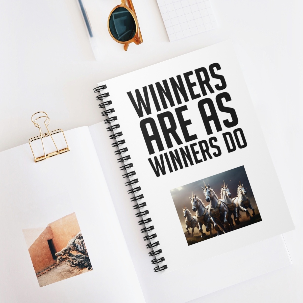 Winners Are as Winners Do Success Notebook - Spiral Notebook - Ruled Line - Image 5